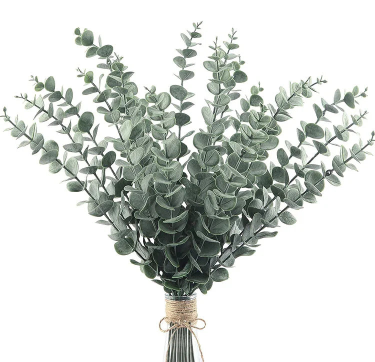 Artificial Green Leaves Branches for Home Garden