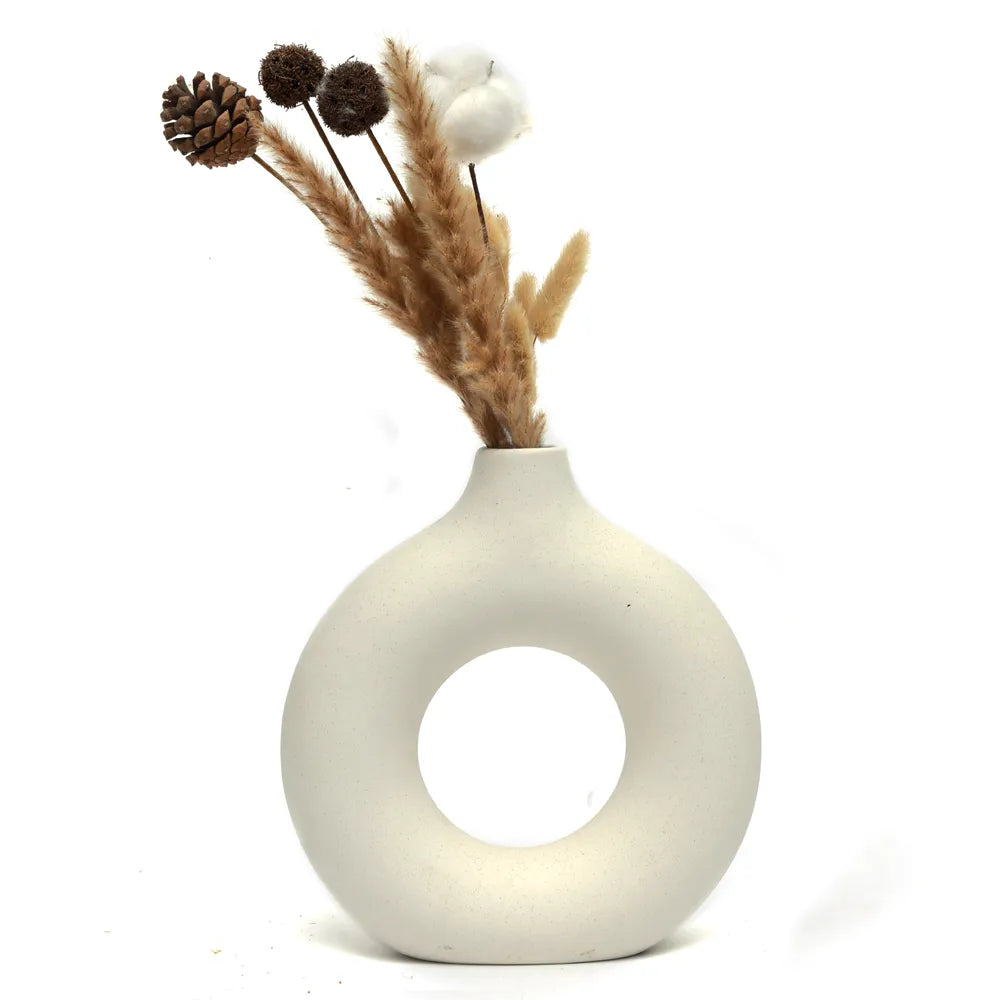 Nordic Hollow Ceramic Flower Pot