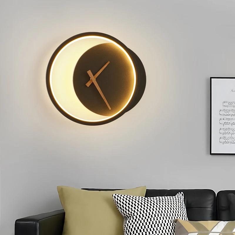 Modern LED Wall Clock Lamps