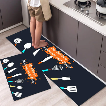 Nordic Chic Long Strip Kitchen Mat